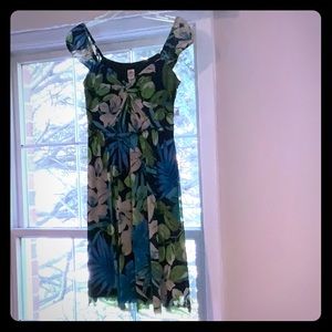 4P Cap sleeve short dress